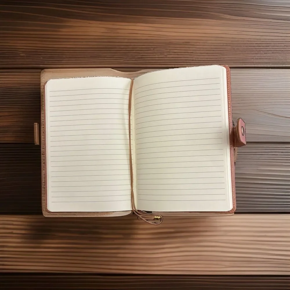 Corner Office By Jot Brown Faux Leather Journal 192 Page Tassel Bookmark